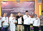 Sah, KPU Tetapkan Arief Rohman-Sri Setyorini Jadi Bupati dan Wakil Bupati Blora