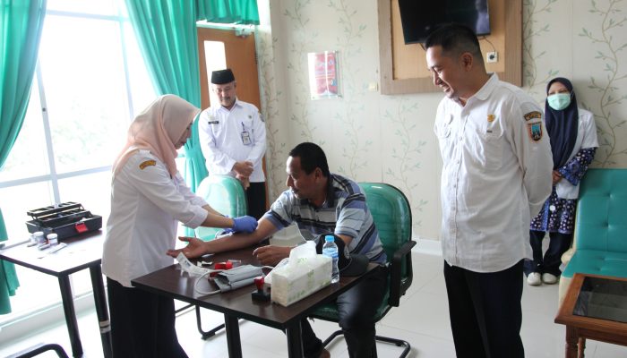 Jelang Pelantikan, Harno Jalani Tes Kesehatan di RSUD Rembang