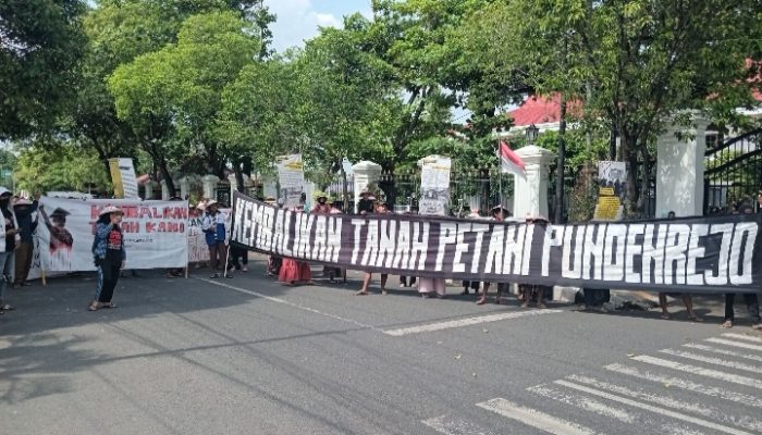 Petani Pundenrejo Demo DPRD Pati, Ini Tuntutannya