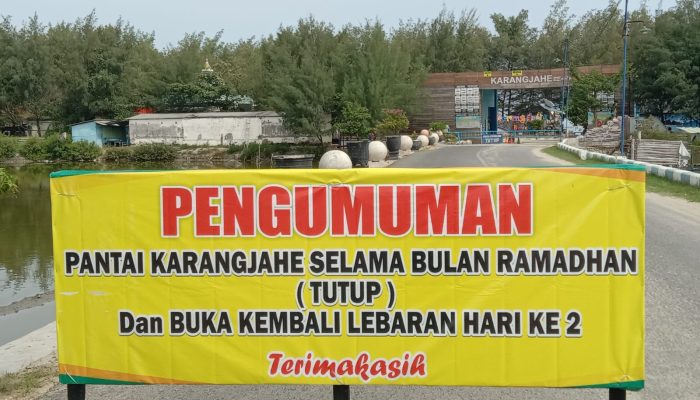 Pantai Karang Jahe Tutup Selama Ramadhan, Ini Respon Masyarakat
