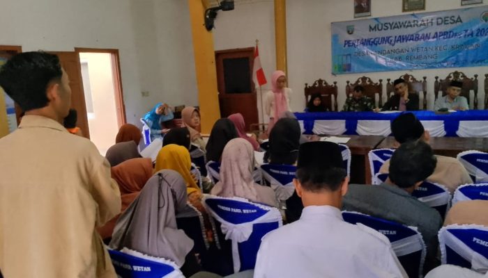 Musdes Pandangan Wetan Rembang, Transparansi Pengelolaan Pasar Ikan Disorot