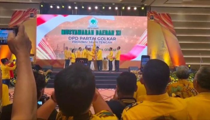 Terpilih Aklamasi, Mohammad Saleh Sah Jadi Ketua DPD Golkar Jateng