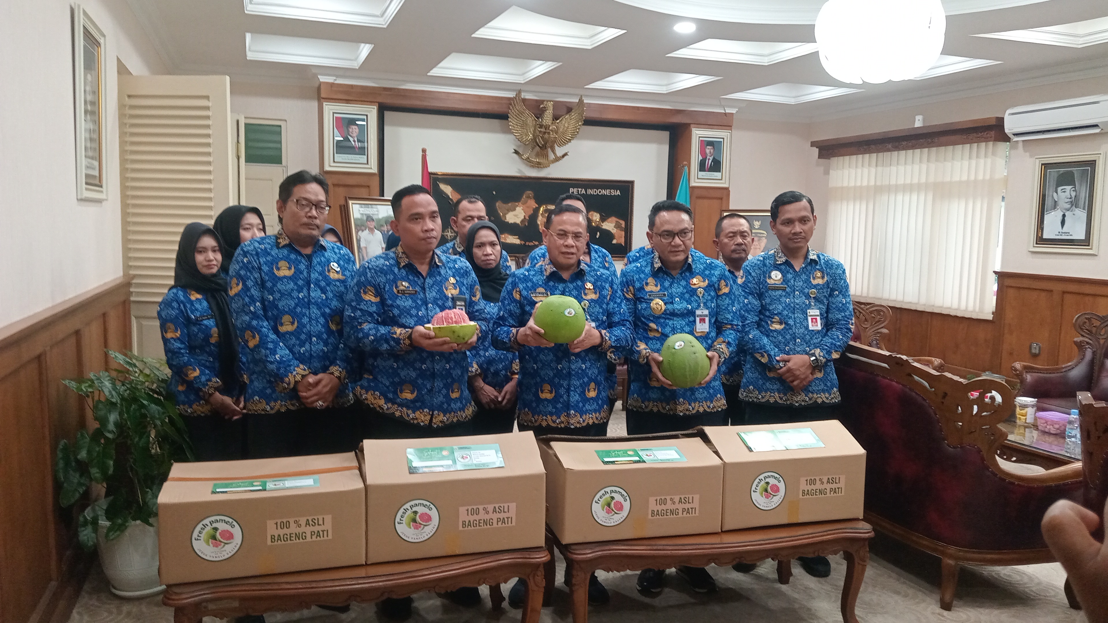 Pemkab Pati Promosikan Jeruk Pamelo ke Gubernur dan Kepala Daerah se-Jawa Tengah