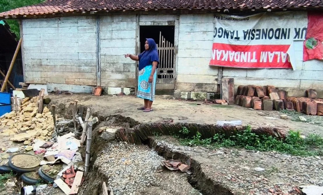 Tanah Bergerak di Buluroto Blora Meluas, Rekahan Baru Muncul Dekati Permukiman
